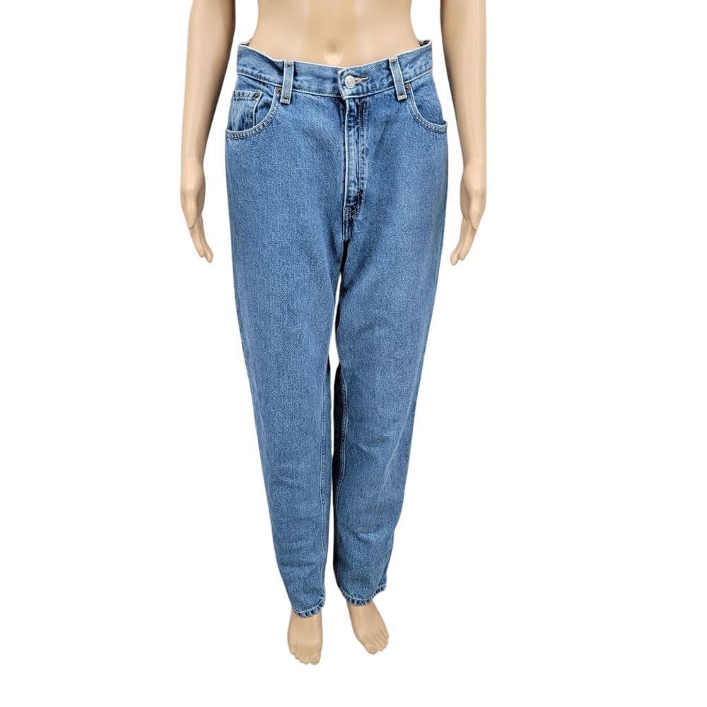 Levi's 550 Vintage Y2K Medium Wash Blue Jeans High Waisted Relaxed Fit Women's